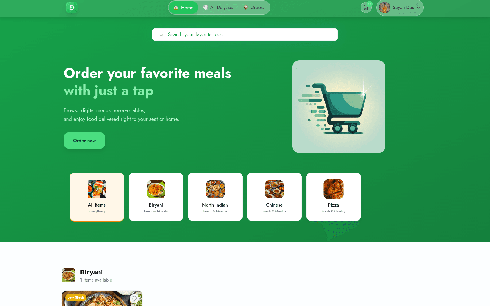 Restaurant POS Dashboard