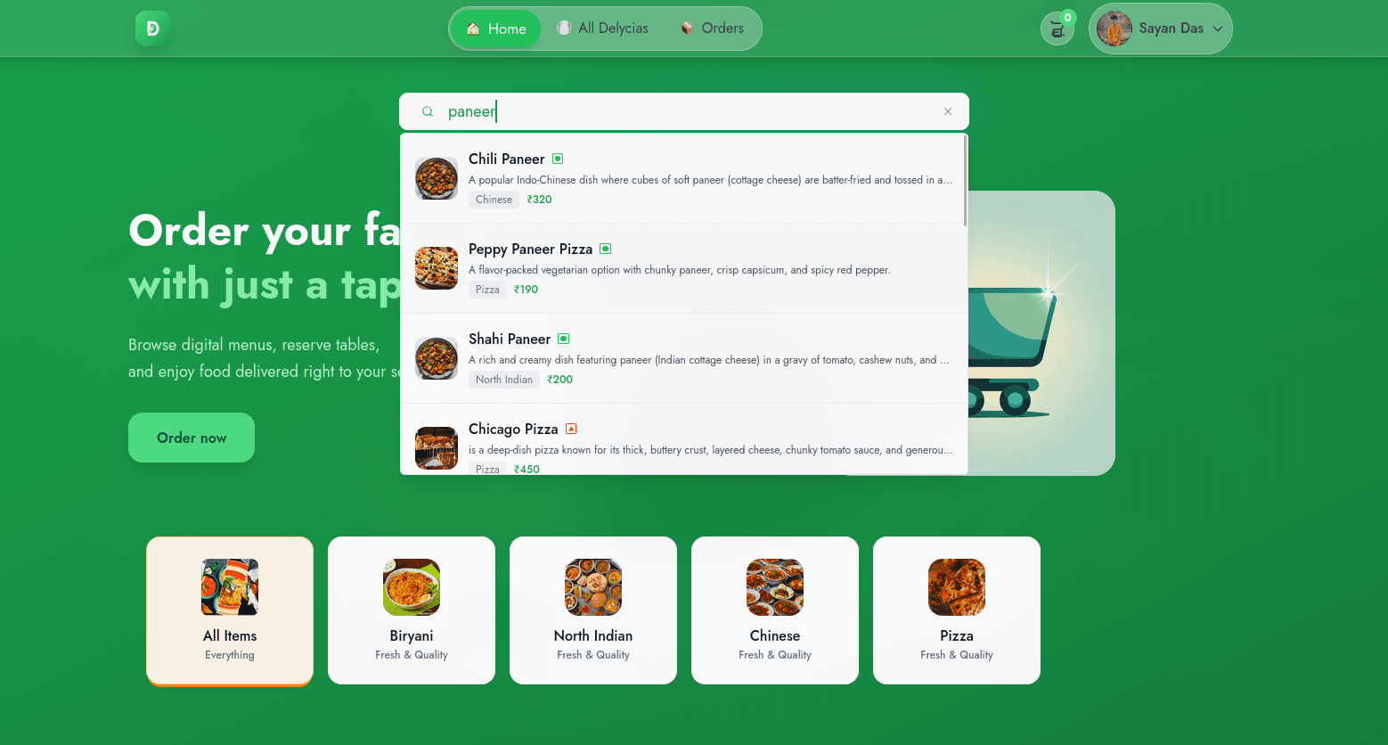 Delycia Food App